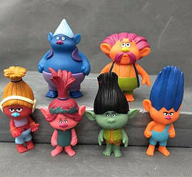 Фігурки-іграшки Тролі ( Trolls ), 6 шт
