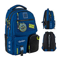 Рюкзак для города и школы Kite teens K24-2587M-3 42x29x17 см синий