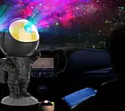 Лазерний нічник-проектор Космонавт на Місяці Чорний з пультом та з 8 режимами свічення, фото 8