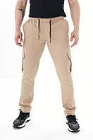 Котоновые штаны Baza Intruder S бежевые (1798108329) NX, код: 8105104