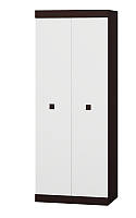 Шкаф распашной 2-х дверный Эверест Соната-800 венге + белый KB, код: 6542199