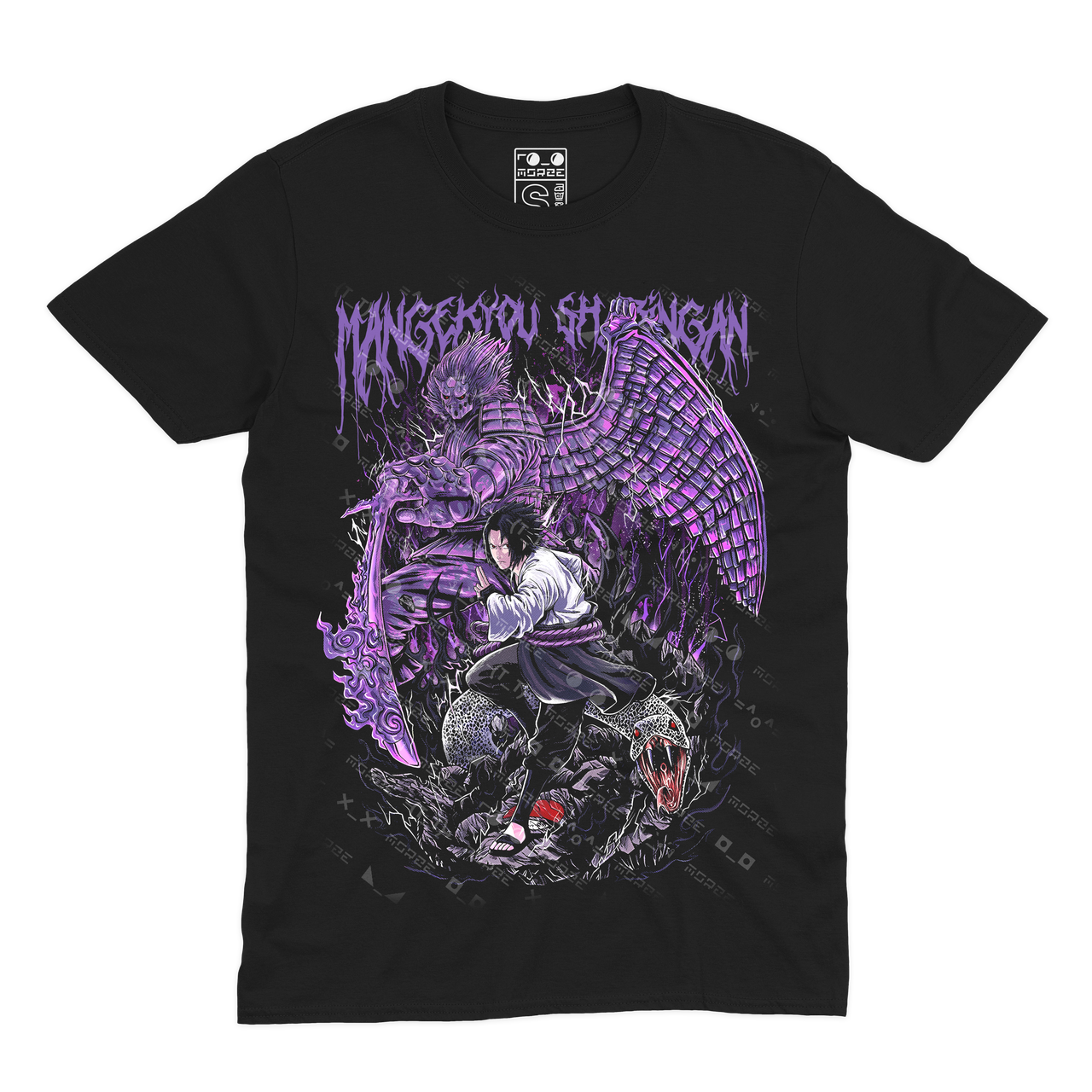 Футболка чорна Morze Naruto V54, фото 1