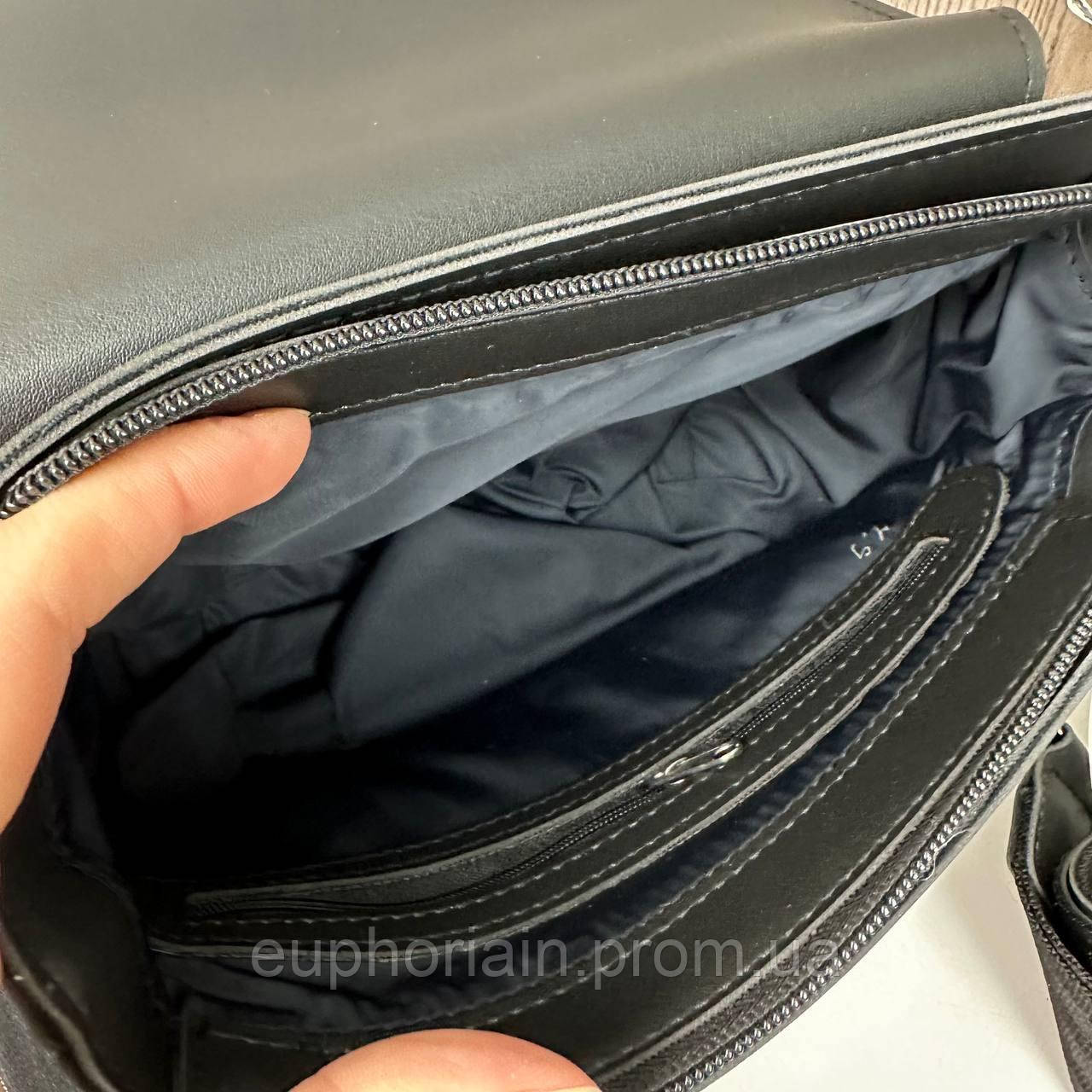 Женская мини сумочка клатч на плечо стиль Diesel, маленькая сумка черная Дизель Отличное качество - фото 1 - id-p2161478640