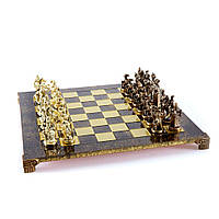 Шахматы Manopoulos, Мушкетеры, латунь, в деревянном футляре, 44х44см Коричневый (S12CBRO) EV, код: 2361025