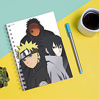 Скетчбук Sketchbook блокнот для рисования с принтом Naruto Наруто 17 А3 Кавун 48 SM, код: 8301558