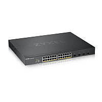 Коммутатор ZYXEL XGS1930-28HP (24xGE PoE+, 4хSFP+, L2+, NebulaFlex, Max PoE 375W) BM, код: 8303231