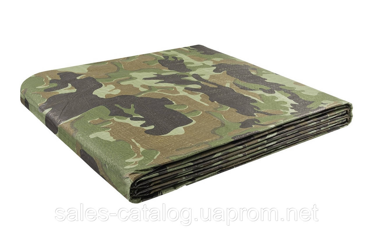 Тент MASTERTOOL 4х5 м 90 г м2 Camouflage (79-8405) SC, код: 8202496