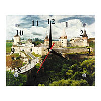 Часы ДомАрт Каменец-Подольский Замок Пасмурный день 20х25х5 см (21336) NB, код: 2457861