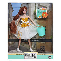 Кукла Emily с аксессуарами и кошкой MIC (QJ111B) DS, код: 8238770