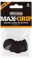 Медиаторы Dunlop 471P3S Nylon Jazz III Stiffo Max Grip 3S Player's Pack (6 шт.) HH, код: 6555634