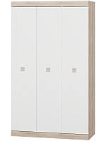 Шкаф 3-х дверный Эверест Соната-1200 сонома + белый PS, код: 6542196
