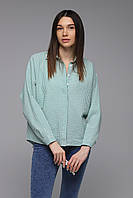 Рубашка с узором женская Crep 90628 M Зеленый (2000989497646) IN, код: 8114143
