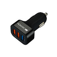 Автомобильное зарядное устройство Canyon (3USB, 2.1A) Black (CNE-CCA07B) GT, код: 6703593