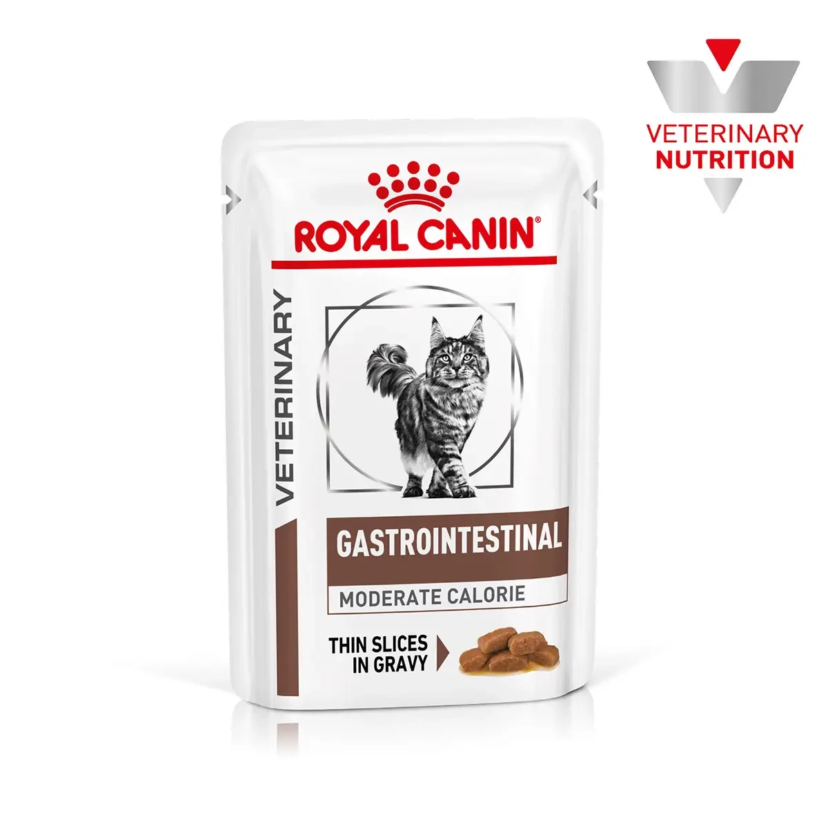 Ветеринарна дієта для котів при порушеннях травлення Royal Canin Gastro Intestinal Moderate Calorie Feline 85 г, фото 1