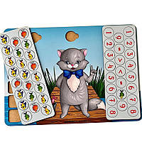 Настольная игра Ученый котик Ubumblebees ПСД237 PSD237 математика больше-меньше LW, код: 8289158