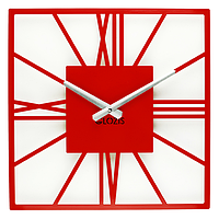 Настенные Часы Glozis New York 35х35 см Красный (B-025) IN, код: 285342