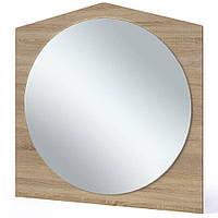 Зеркало настенное Тиса Мебель 17 Дуб сонома DS, код: 6931841