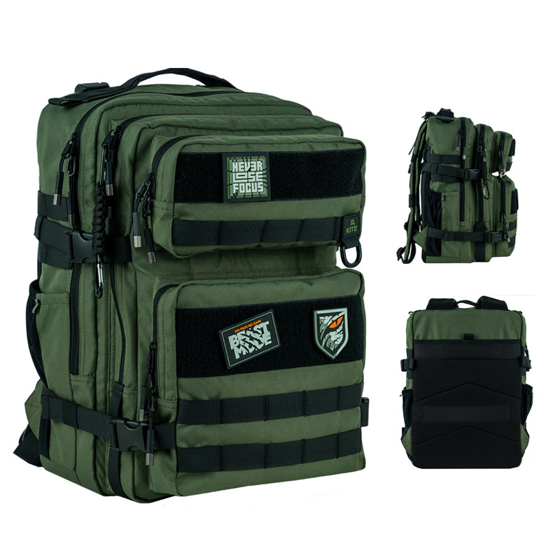 Рюкзак для міста Kite teens K24-2593L-2 43х28.5х12 см хакі