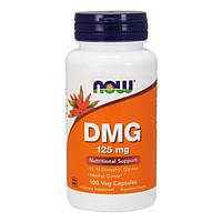 Глицин NOW Foods DMG 125 mg 100 Veg Caps IN, код: 7576329