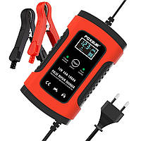 Зарядное устройство для автомобильного аккумулятора Foxsur FBC1205D 12V 5А 4-100 Аh (FBC1205D IX, код: 8380726