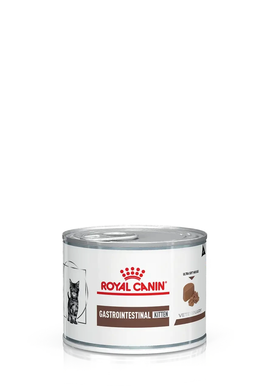 Консервований корм, дієта для кошенят при розладах травлення Royal Canin Gastrointestinal Kitten 195 г