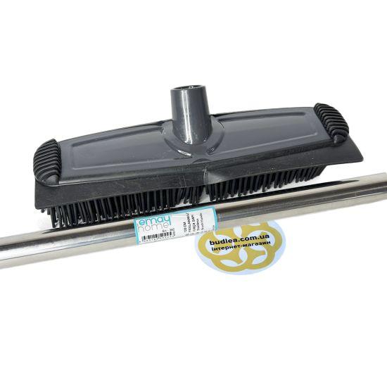 Швабра для миття машини 120 см силіконова, з телескопічною ручкою Sanpreis, фото 1