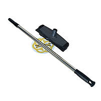 Швабра для миття машини 120 см силіконова, з телескопічною ручкою Sanpreis, фото 4