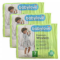 Дитячі одноразові підгузки Babylove Premium 7 xxl 16+ кг 90 шт SM, код: 8177417