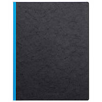 Блокнот А4 черный нелинованный Brunnen FACTplus 96 листов синий корешок PZ, код: 2477183