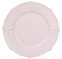 Набор Bona 6 десертных тарелок Leeds Королевская Лилия диаметр 21.5см Розовые DP40113 TE, код: 7426254