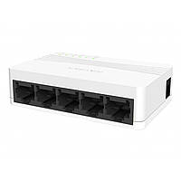 5-портовый коммутатор Hikvision DS-3E0105D-E GG, код: 8194654