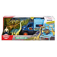 Игрушечный грузовик Dickie Toys Iveco Daily 4x4 и 3 фигурки динозавров Разноцветный (OL218369 BM, код: 8305382