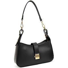 Стильна напівкругла жіноча сумка з широким ременем Firenze Italy F-IT-1016A