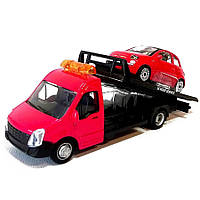 Игровой набор Bburago Автоперевозчик с машинкой Fiat Red OL32845 NB, код: 7425100