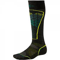 Шкарпетки Smart Wool Men's PhD Ski Light Pattern Charcoal Alpine Green (1033-SW SW017.632-XL PP, код: 6456242