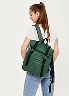 Женский рюкзак ролл Sambag RollTop Milton зеленый (24211007) DH, код: 8111432