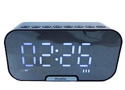 Портативна Bluetooth колонка з годинником Q5 9222, чорна