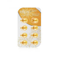 Витамины-масло для волос Роскошное сияние с маслом Алоэ Вера Ellips 8 шт EV, код: 8163833
