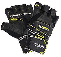 Перчатки для фитнеса Power System PS-2810 Ultimate Motivation Black/Yellow Line XL htp топ