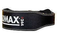 Пояс для тяжелой атлетики MadMax MFB-244 Sandwich кожаный Black XL htp топ