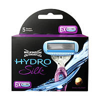Сменные кассеты для бритья Wilkinson Sword Hydro Silk - 6 шт (1029) IN, код: 163182