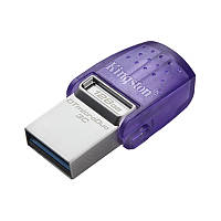 Флеш-накопитель USB3.2 128GB Type-C Kingston DataTraveler microDuo 3C (DTDUO3CG3 128GB) PR, код: 7745953