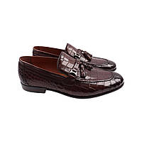 Туфлі чоловічі Lido Marinozi коричневі натуральна шкіра 279-22DT 45 UL, код: 7466785