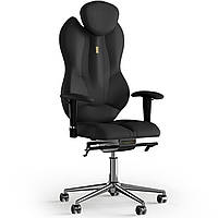 Кресло KULIK SYSTEM GRAND Экокожа с подголовником без строчки Черный (4-901-BS-MC-0201) DH, код: 1697074