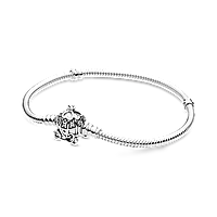Серебряный браслет Pandora с застежкой в виде кареты-тыквы 599190C01 19 GR, код: 7361145