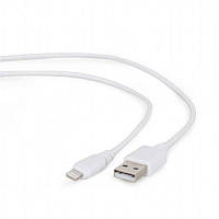 Кабель Cablexpert USB2.0 BM - Lightning, 0.1м Белый (CC-USB2-AMLM-W-0.1M) SC, код: 1901629
