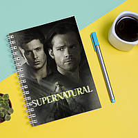 Скетчбук Sketchbook блокнот для рисования с принтом Supernatural - Сверхъестественное 3 А3 Ка ML, код: 8301595