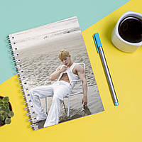 Скетчбук Sketchbook блокнот для рисования с принтом Вонхо - Wonho А3 Кавун 48 ML, код: 8301675
