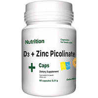 Витаминно-минеральный комплекс EntherMeal D3 + Zinc Picolinate 60 Caps AG, код: 7540057