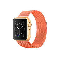 Ремінець для Apple Watch Milanise Loop Series 42/44 mm Papaya